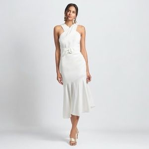 Sachin + Babi Naomi Halter Sheath Midi Dress Size 10 NWT